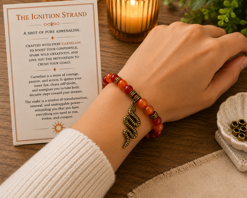 The Ignition Strand – Carnelian Bracelet