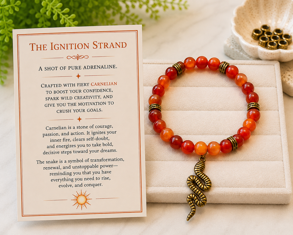The Ignition Strand – Carnelian Bracelet